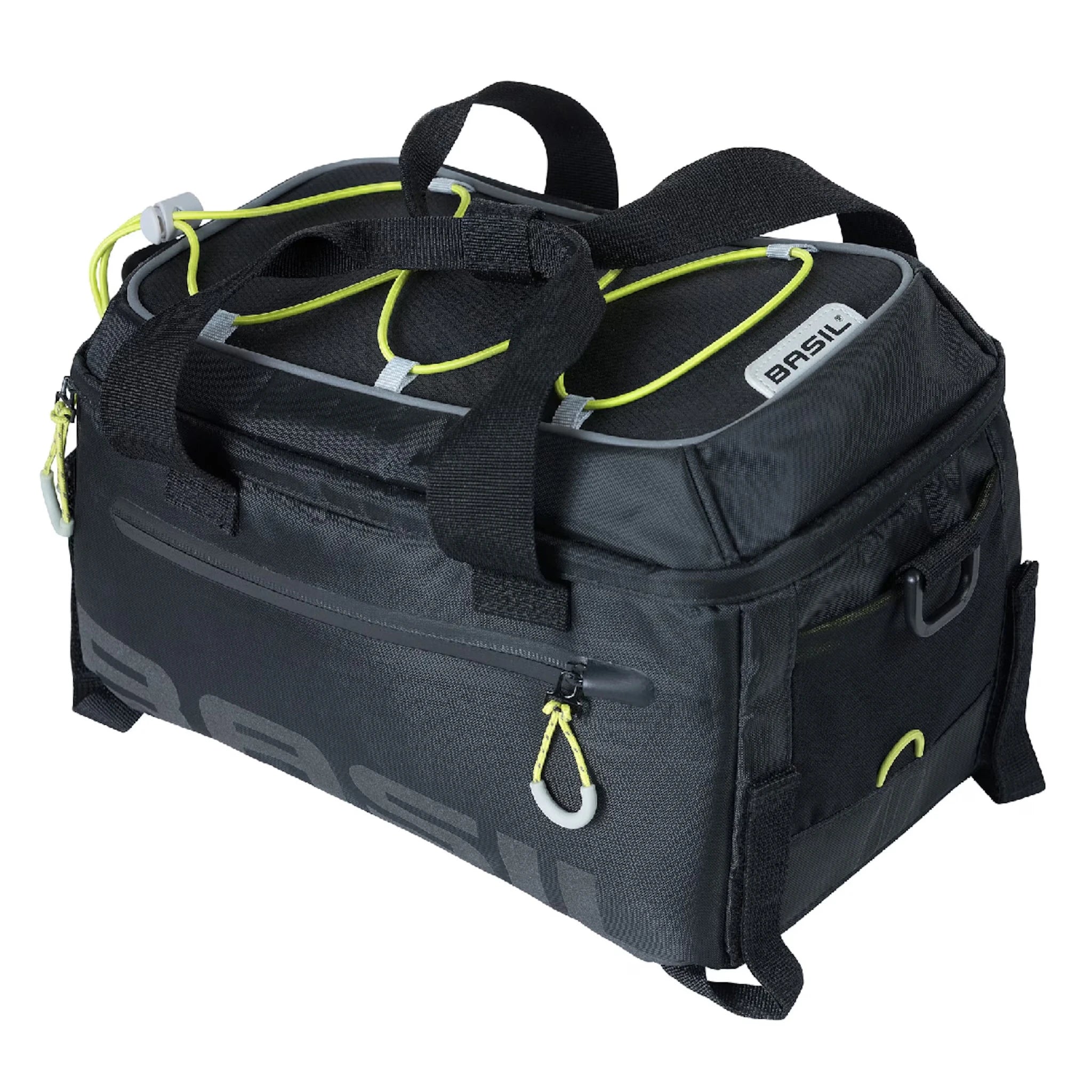 BASIL Gepäckträgertasche Miles Trunkbag MIK 2.0 - Liquid-Life #Wähle Deine Farbe_black lime