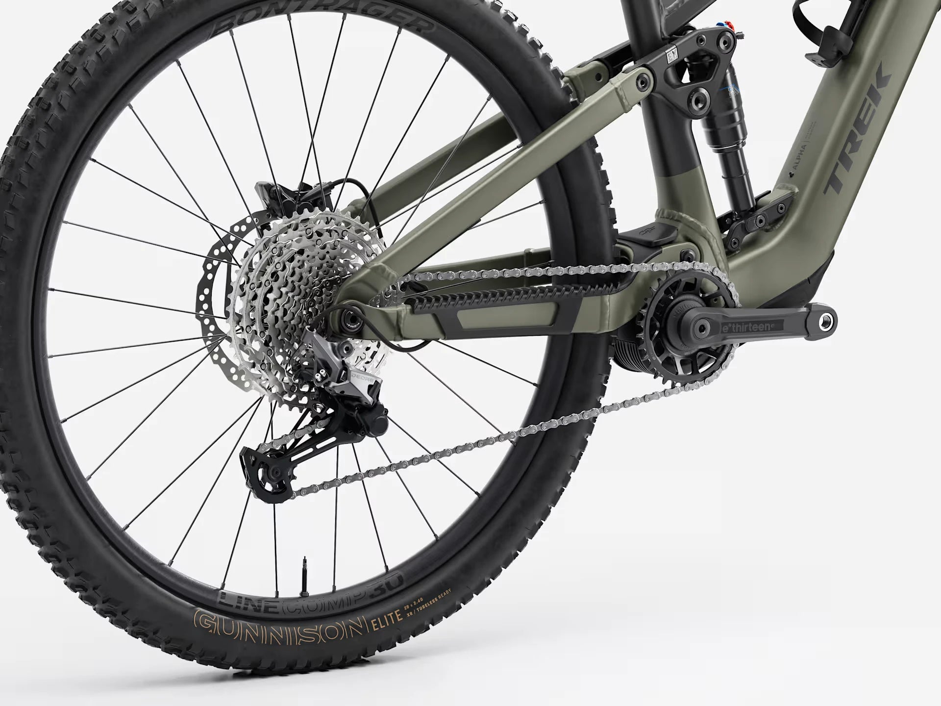 Trek Fuel+ EX 5 Gen 2 Matte Olive Grey/Trek Black 2026