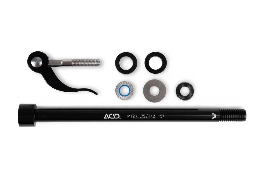 Acid Steckachse M12x1.75 142-157 Fahrradanhänger - Liquid-Life #Wähle Deine Farbe_black