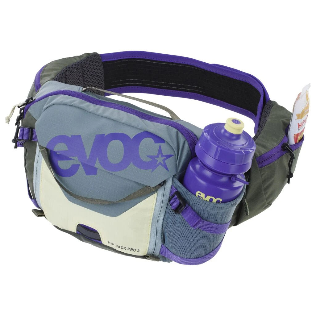 Evoc HIP PACK PRO 3 - Liquid-Life #Wähle Deine Farbe_steel - violet - dark olive