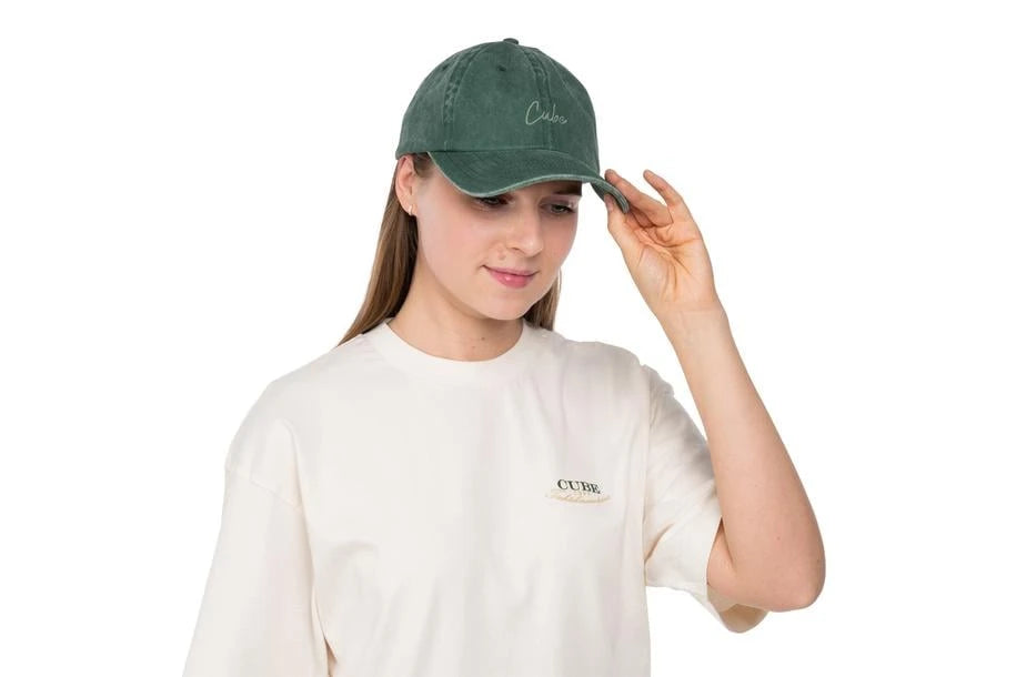 Cube Cap 6 Panel Washed - Liquid-Life #Wähle Deine Farbe_washed green