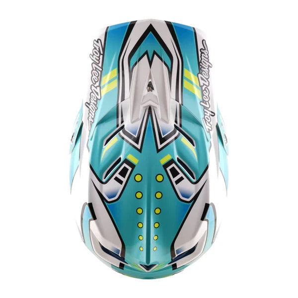 Troy Lee Designs D4 Composite Mips Helm Crest - Liquid-Life #Wähle Deine Farbe_real teal