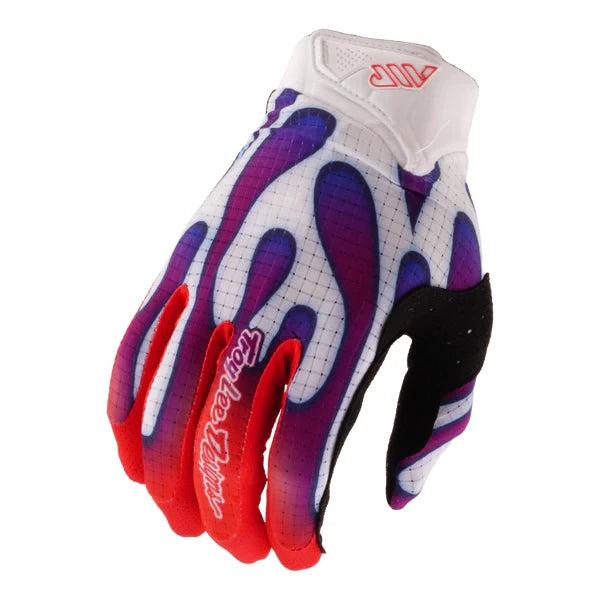 Troy Lee Designs Air Handschuh Overspray Kids - Liquid-Life #Wähle Deine Farbe_white/violet