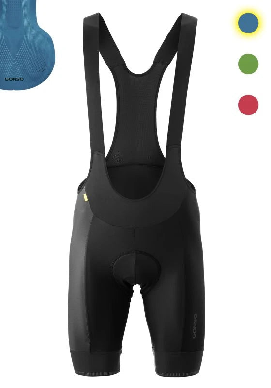 Gonso SITIVO Männer-Radshort-bib - Liquid-Life #Wähle Deine Farbe_black/skydiver