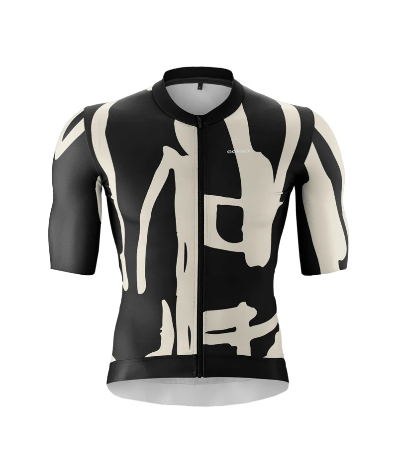 Gonso Road Jersey Print Männer - Liquid-Life #Wähle Deine Farbe_black/chateau gray