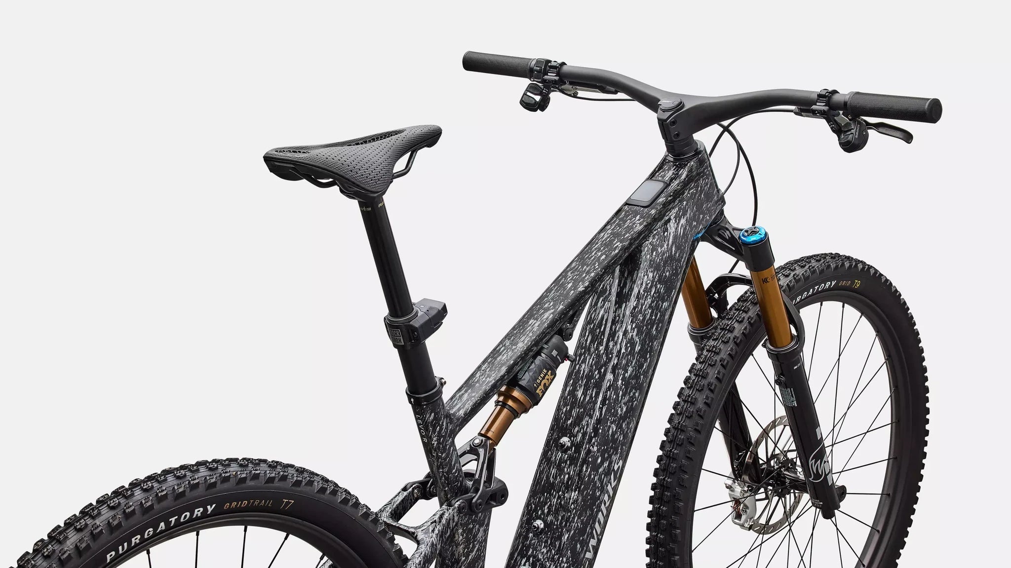 Specialized Levo R S-Works Gloss Shadow Sliver Speckle Carbon/Silver Dust 2026