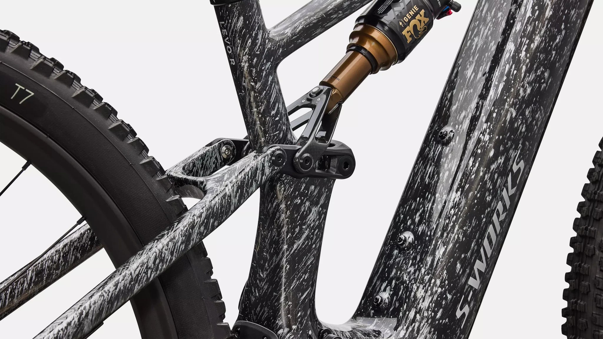 Specialized Levo R S-Works Gloss Shadow Sliver Speckle Carbon/Silver Dust 2026