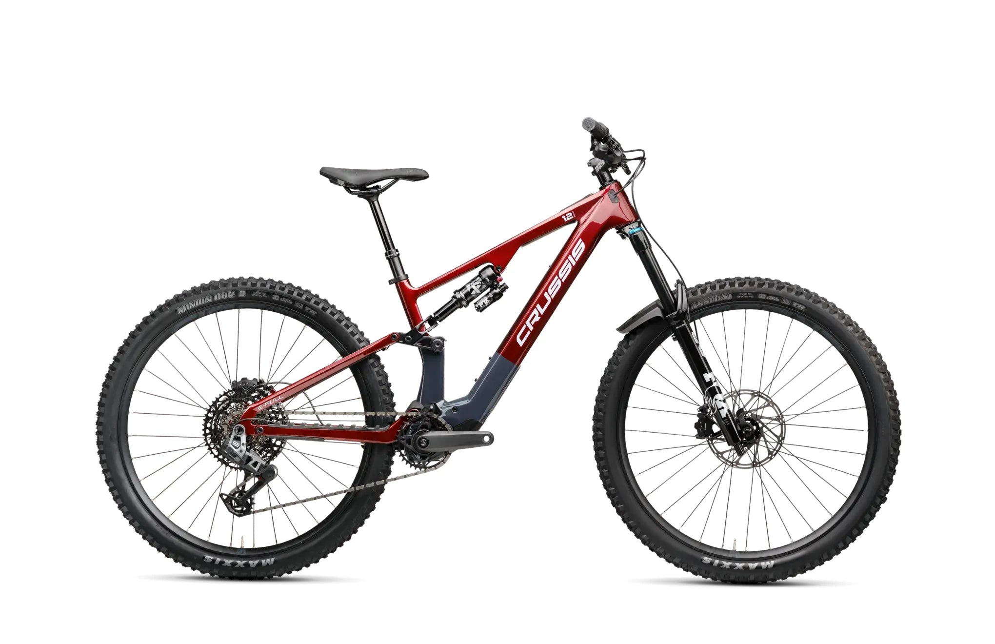 Crussis e-Full 12.11-(600 Wh) red/black 2026