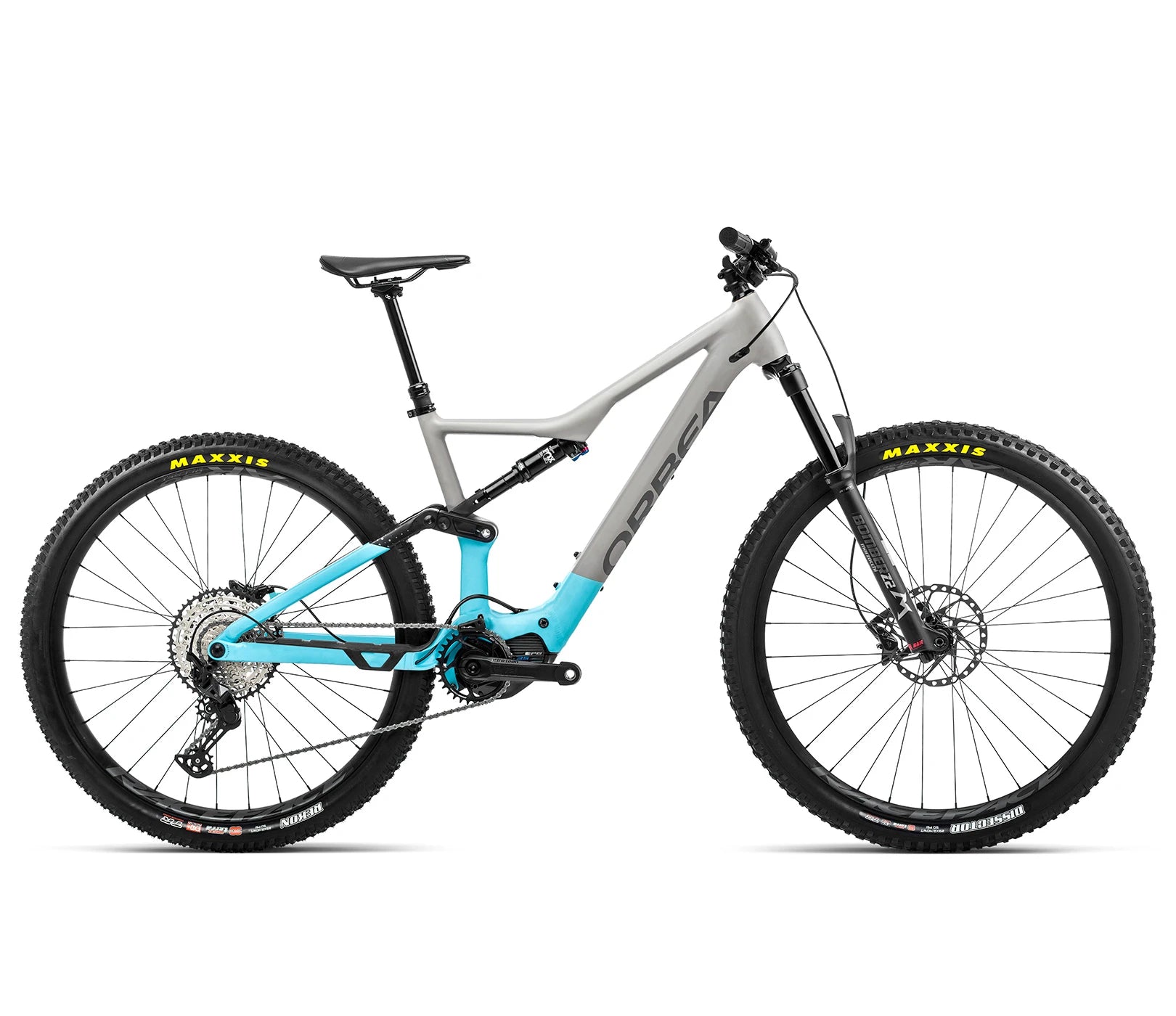 Orbea Rise H30 Mouse Grey - Sky Blue | E-MTB Allmountain-Trail | Gebrauchtrad - Liquid-Life