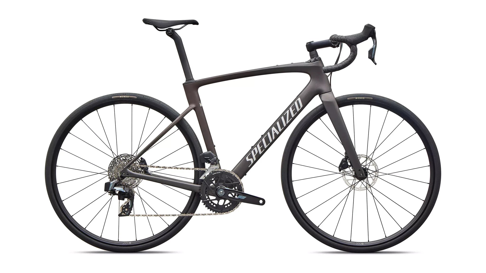 Specialized Roubaix SL8 Comp AXS Satin Warm Smoke Metallic / Dolomite Metallic 2027