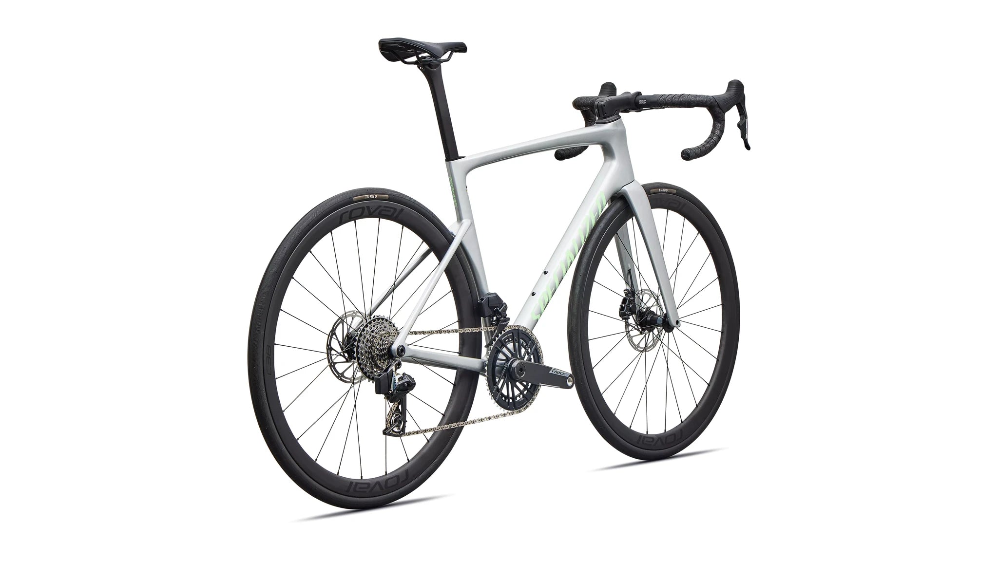 Specialized Tarmac SL9 Expert AXS Gloss Silver Dust / Powder Lime 2027