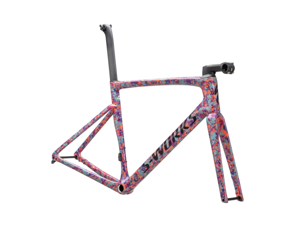 Specialized S-Works Tarmac SL7 Frameset Gloss Marbled Lagoon Blue-Purple Haze  2023