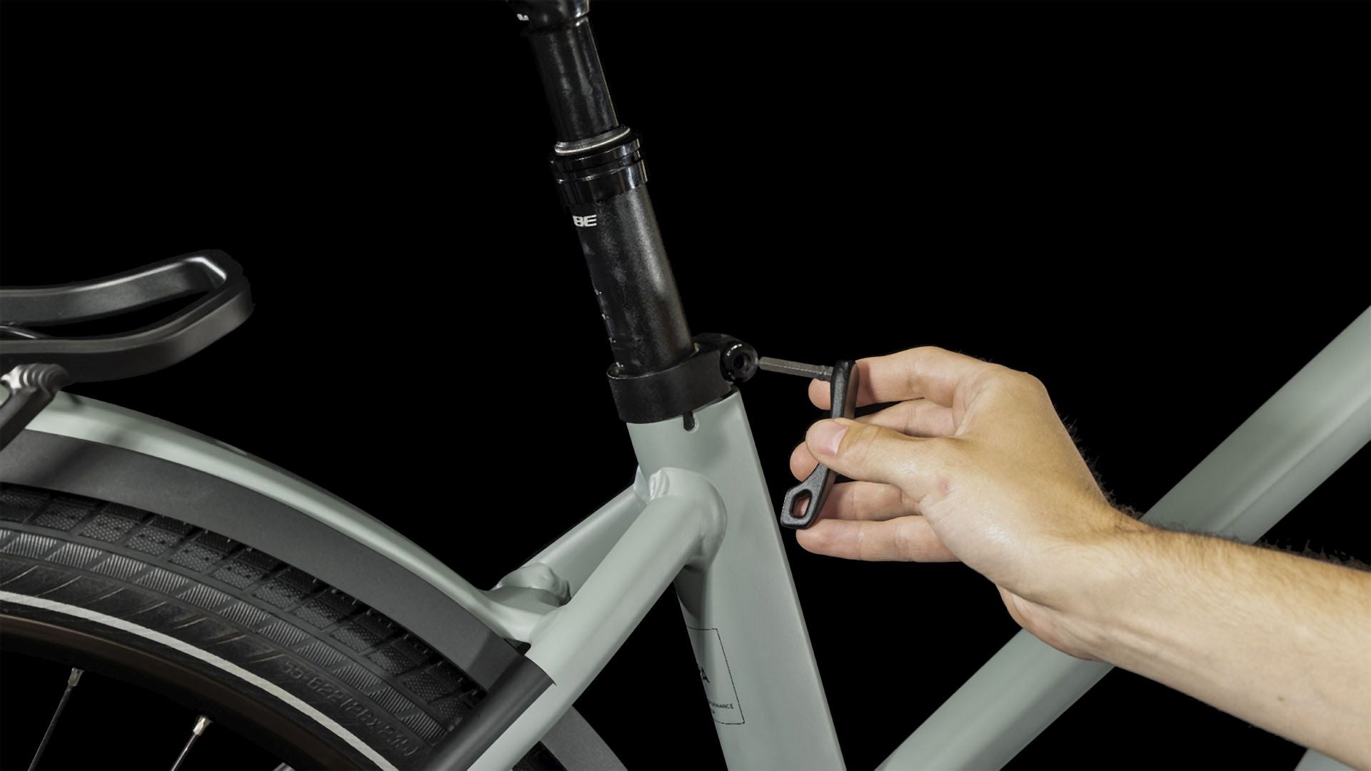 Cube Kathmandu Hybrid ONE 750 swampgrey´n´black Trapez