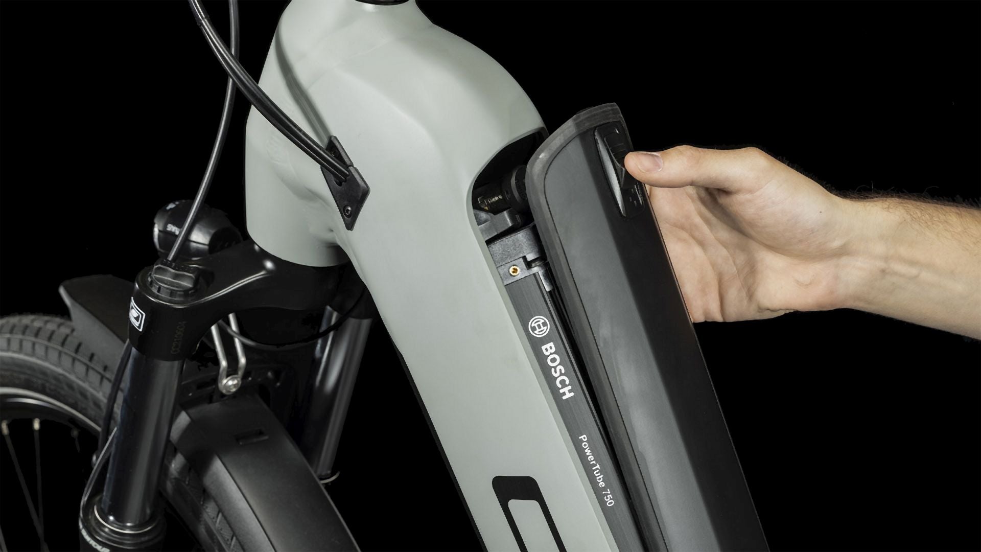 Cube Kathmandu Hybrid ONE 750 swampgrey´n´black Easy Entry