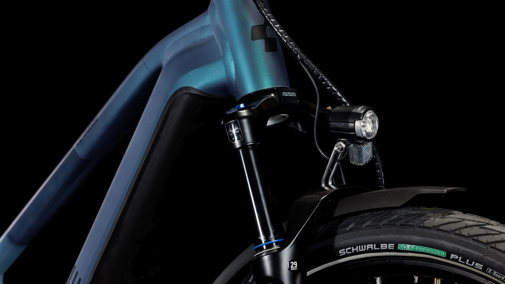 Cube Kathmandu Hybrid ABS 750 smaragdgrey´n´blue Trapez