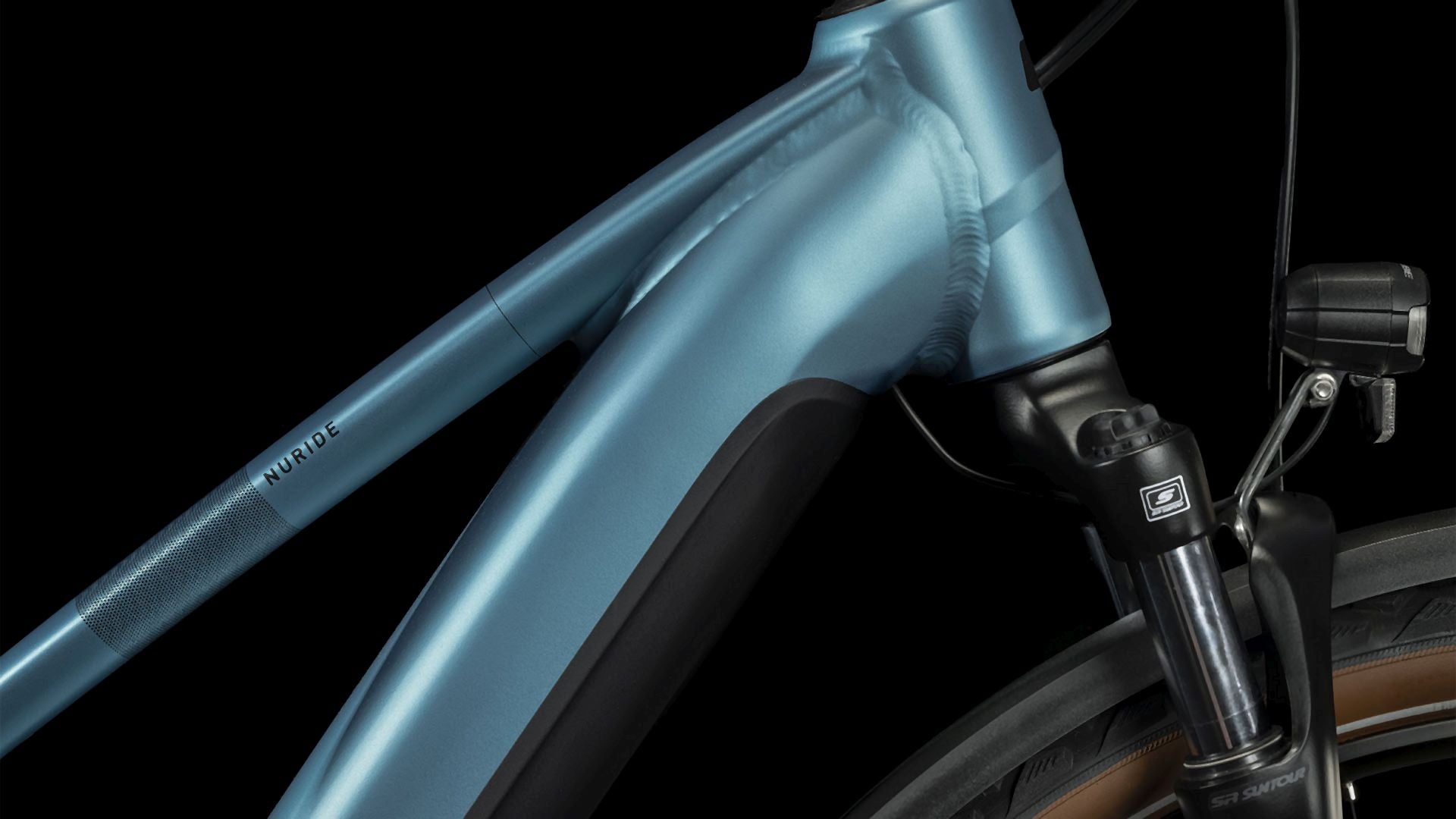 Cube Nuride Hybrid Performance 500 Allroad metalblue´n´red Trapez