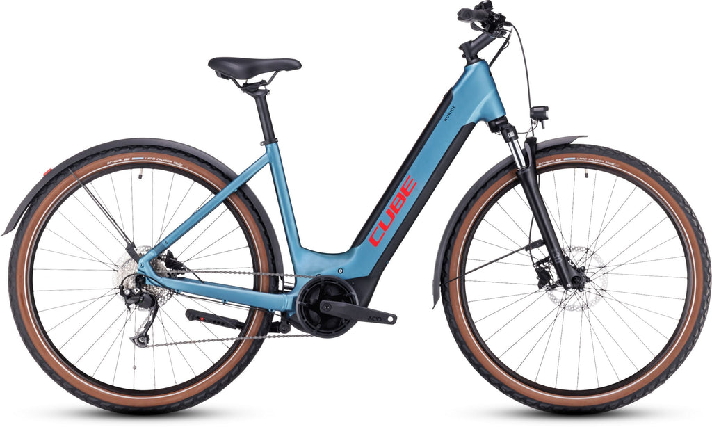 Cube Nuride Hybrid Performance 500 Allroad metalblue´n´red Easy Entry
