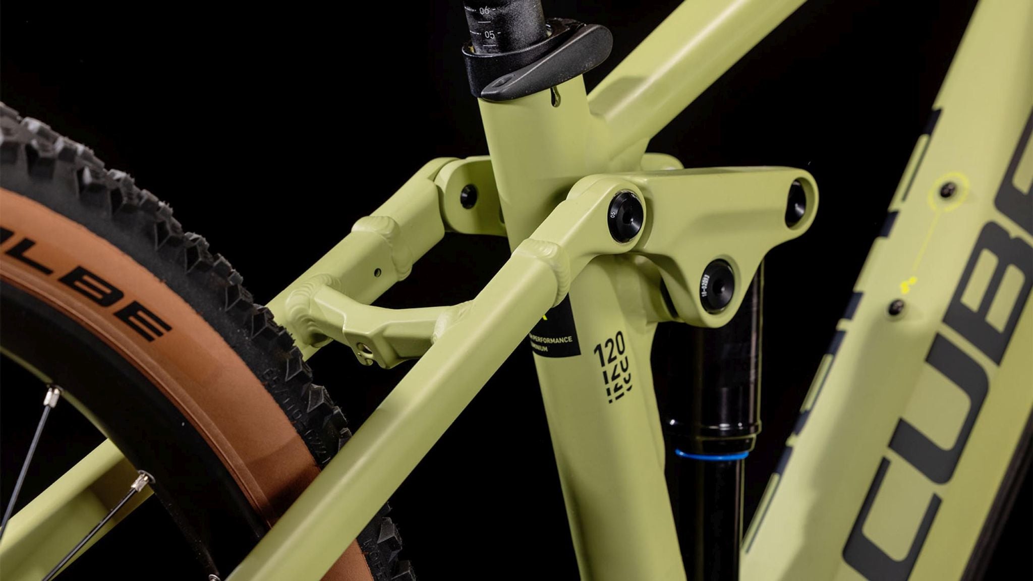 Cube Stereo Hybrid 120 ONE 750 olive´n´green