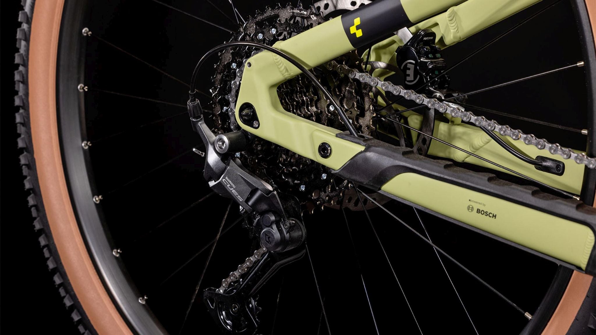 Cube Stereo Hybrid 120 ONE 750 olive´n´green