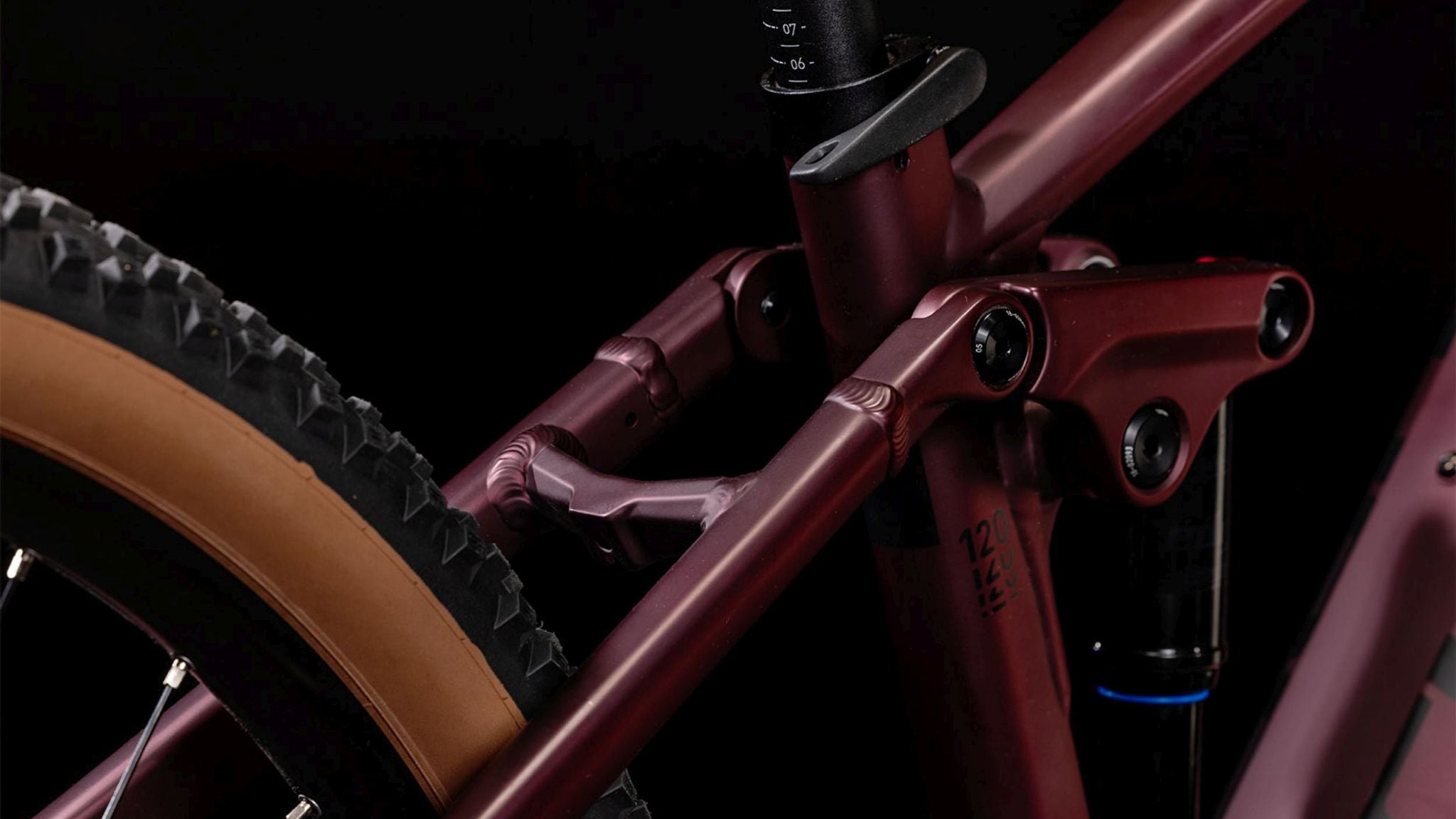 Cube Stereo Hybrid 120 ONE 750 rubyred´n´black