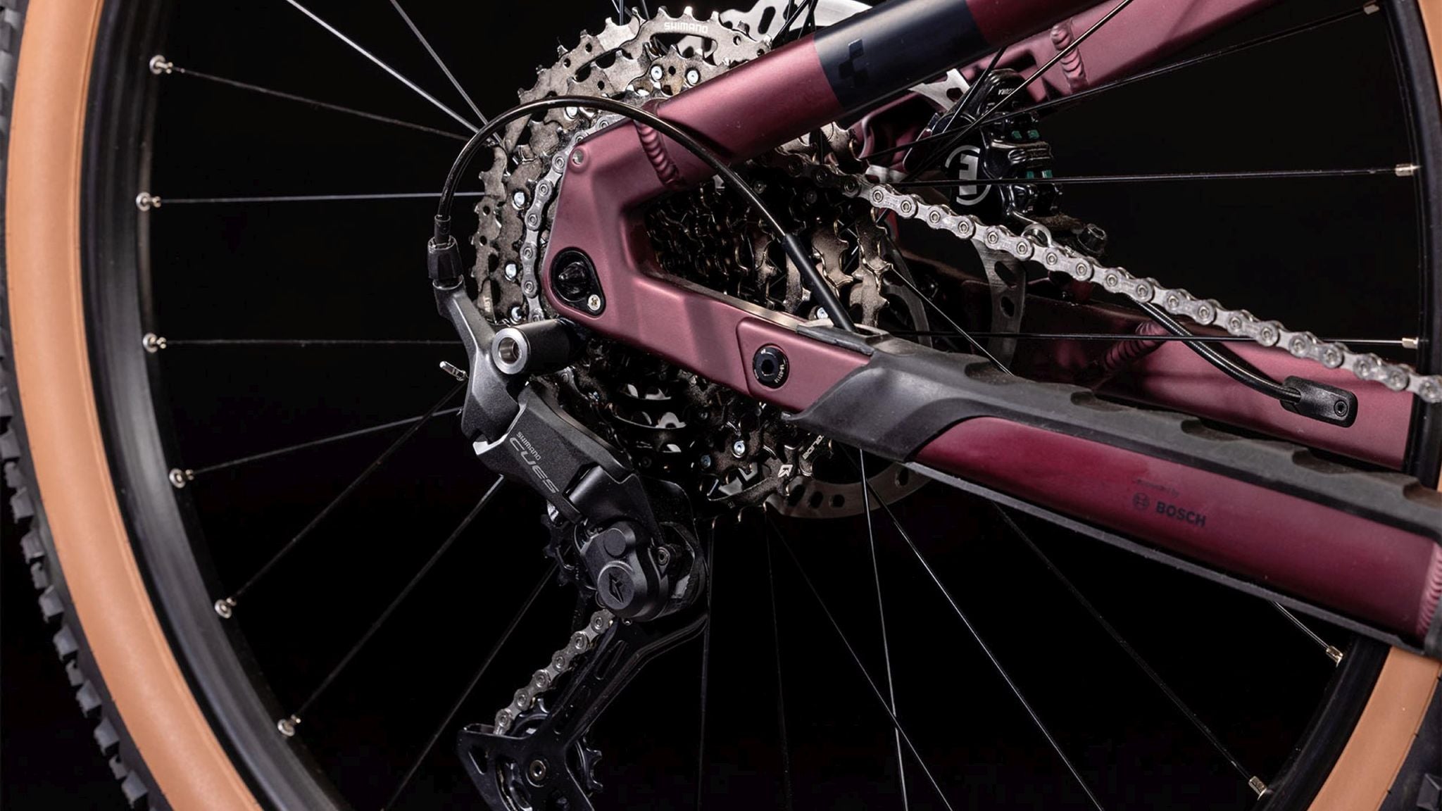 Cube Stereo Hybrid 120 ONE 750 rubyred´n´black