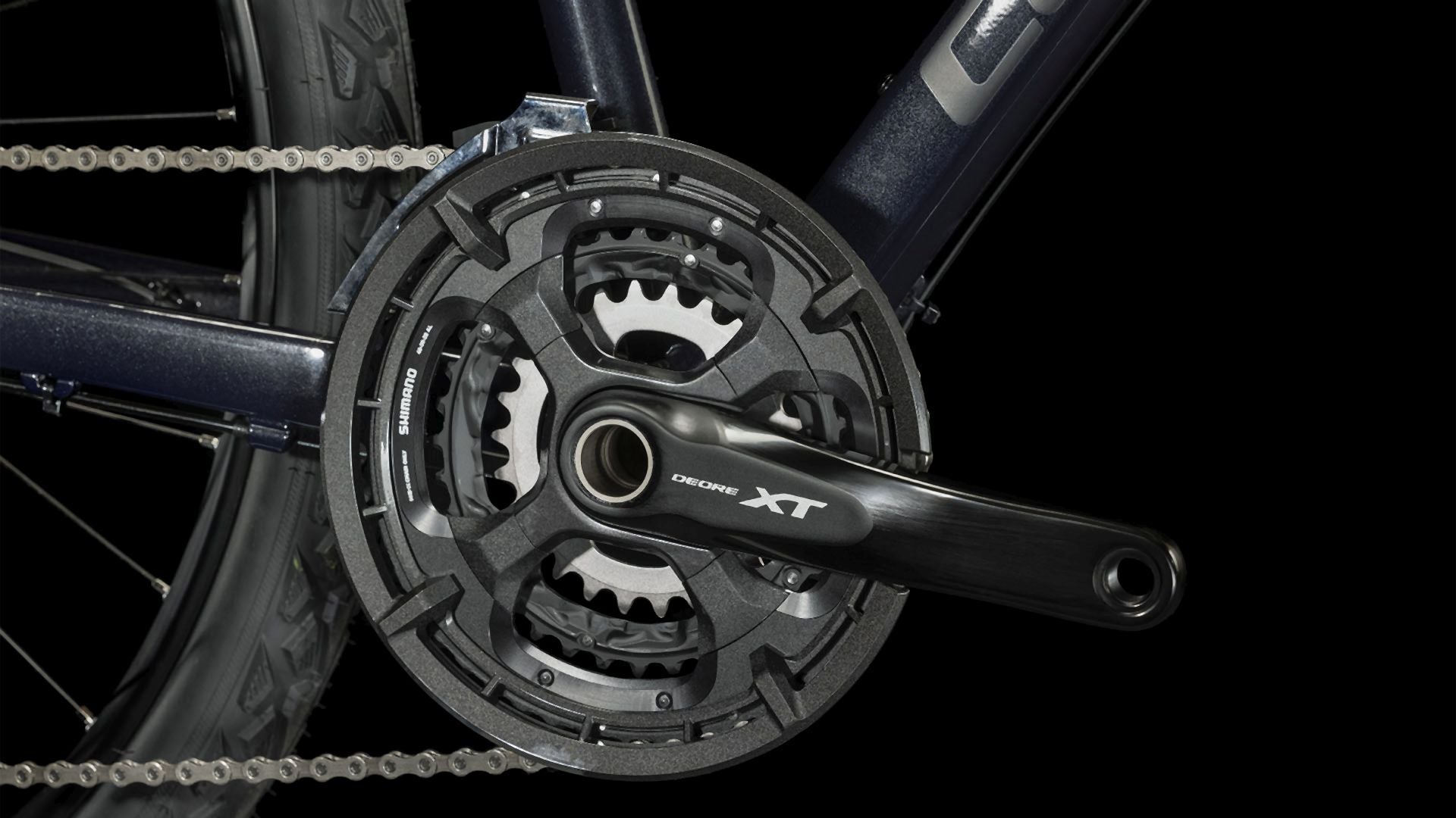 Cube Nature SLX grey´n´black Trapez