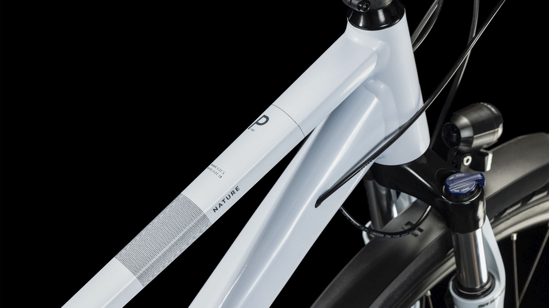 Cube Nature Pro Allroad frostwhite´n´grey Trapez