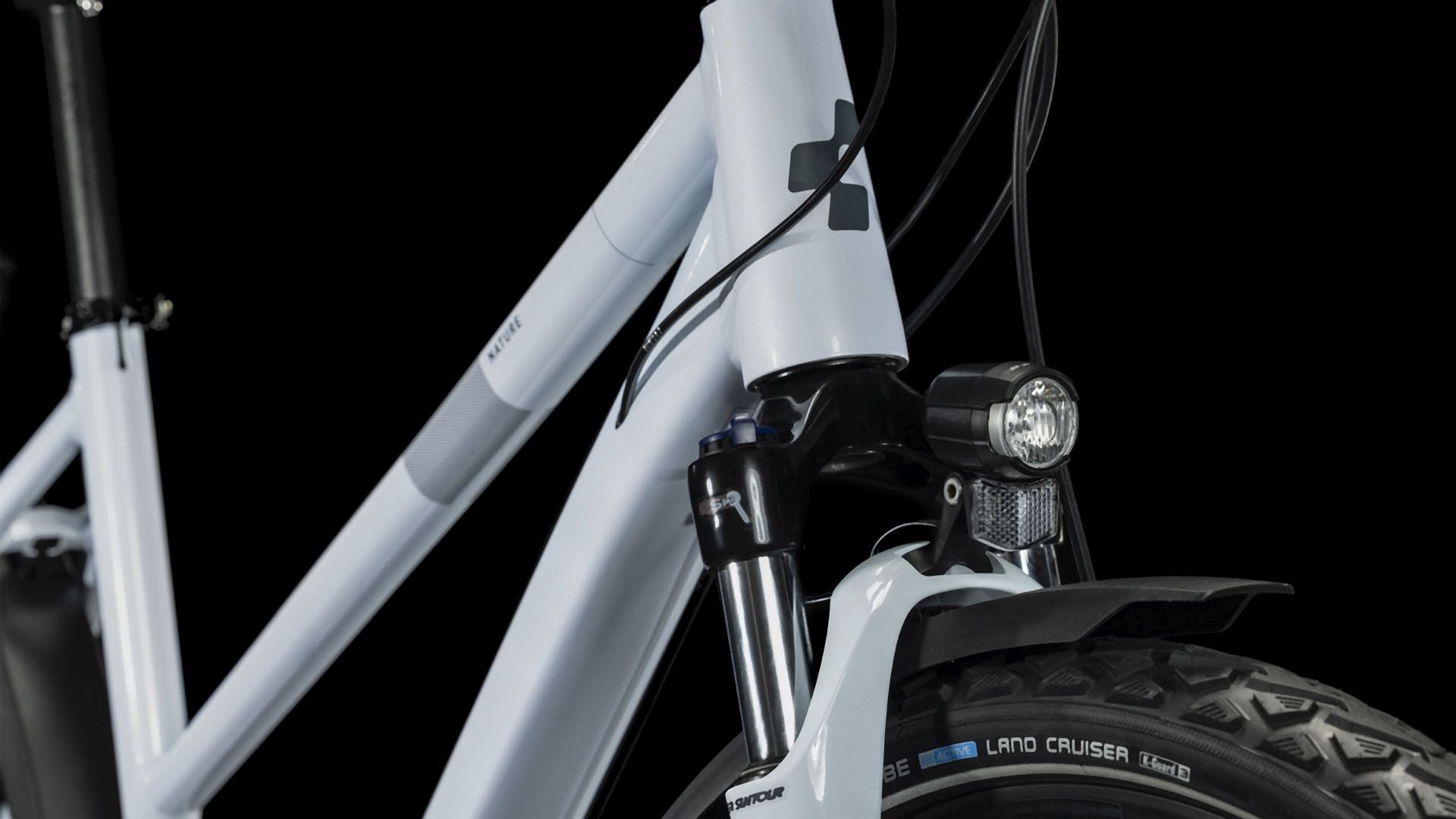 Cube Nature Pro Allroad frostwhite´n´grey Trapez
