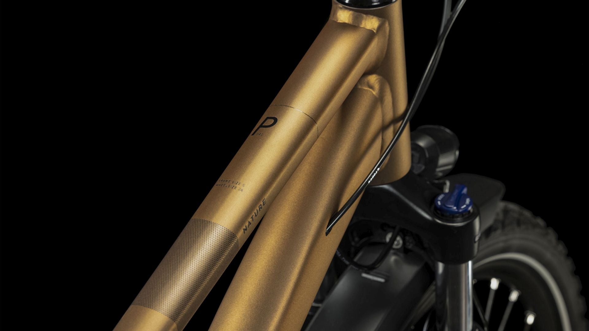 Cube Nature Pro Allroad gold´n´black Trapez