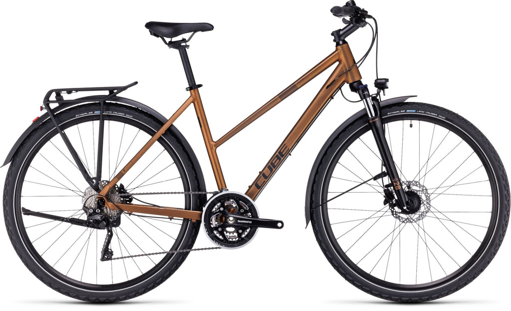 Cube Nature Pro Allroad gold´n´black Trapez