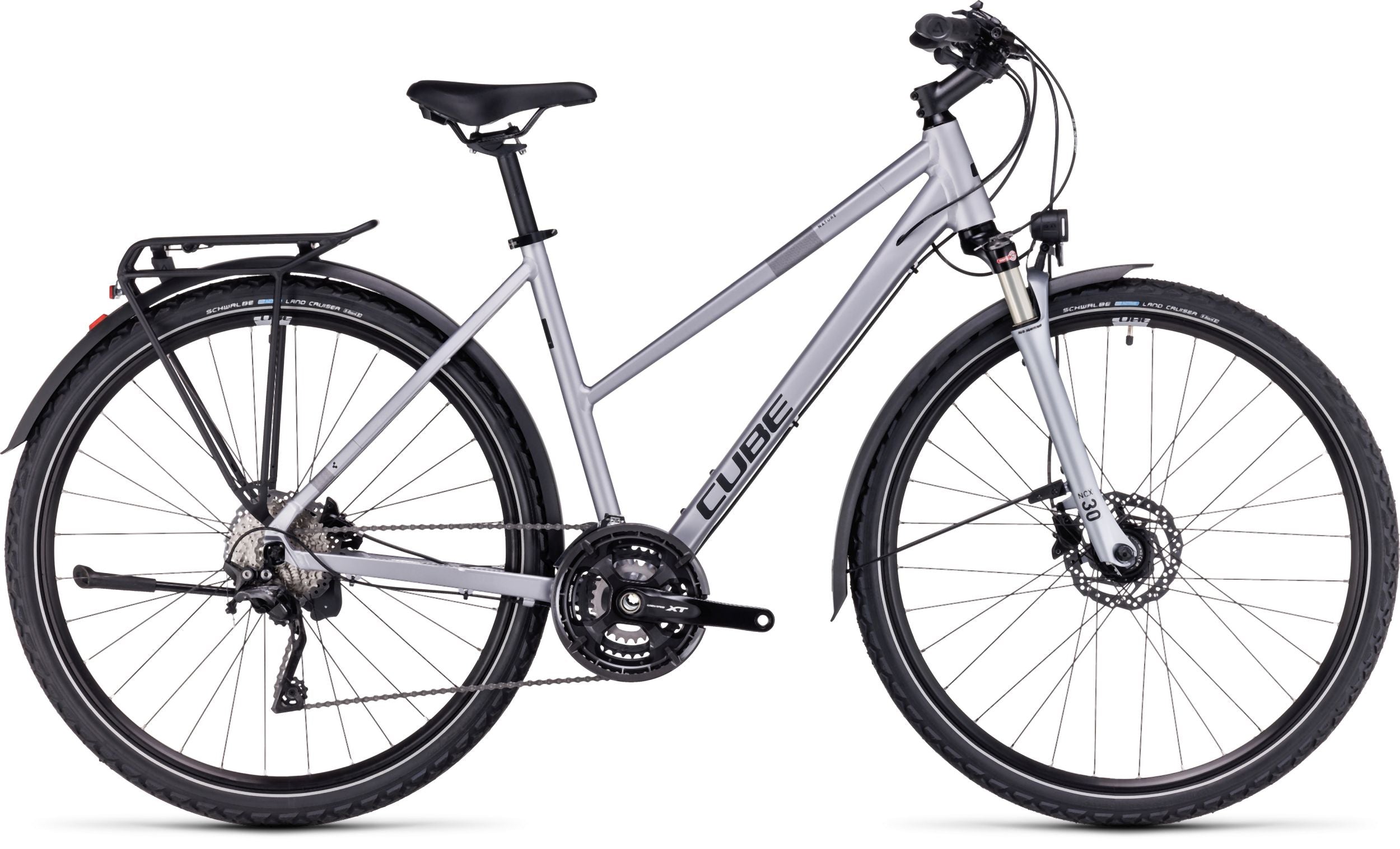Cube Nature EXC Allroad polarsilver´n´black Trapez