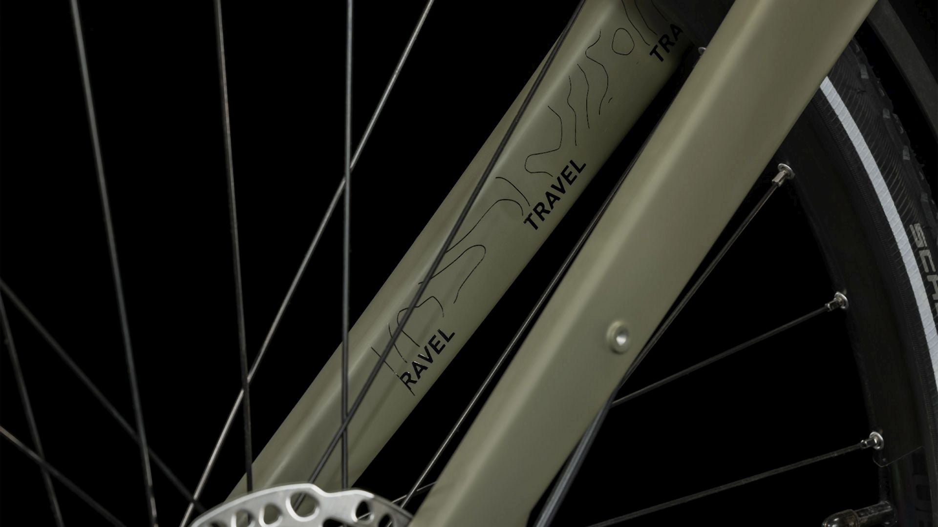 Cube Travel SLX olive´n´black Trapez