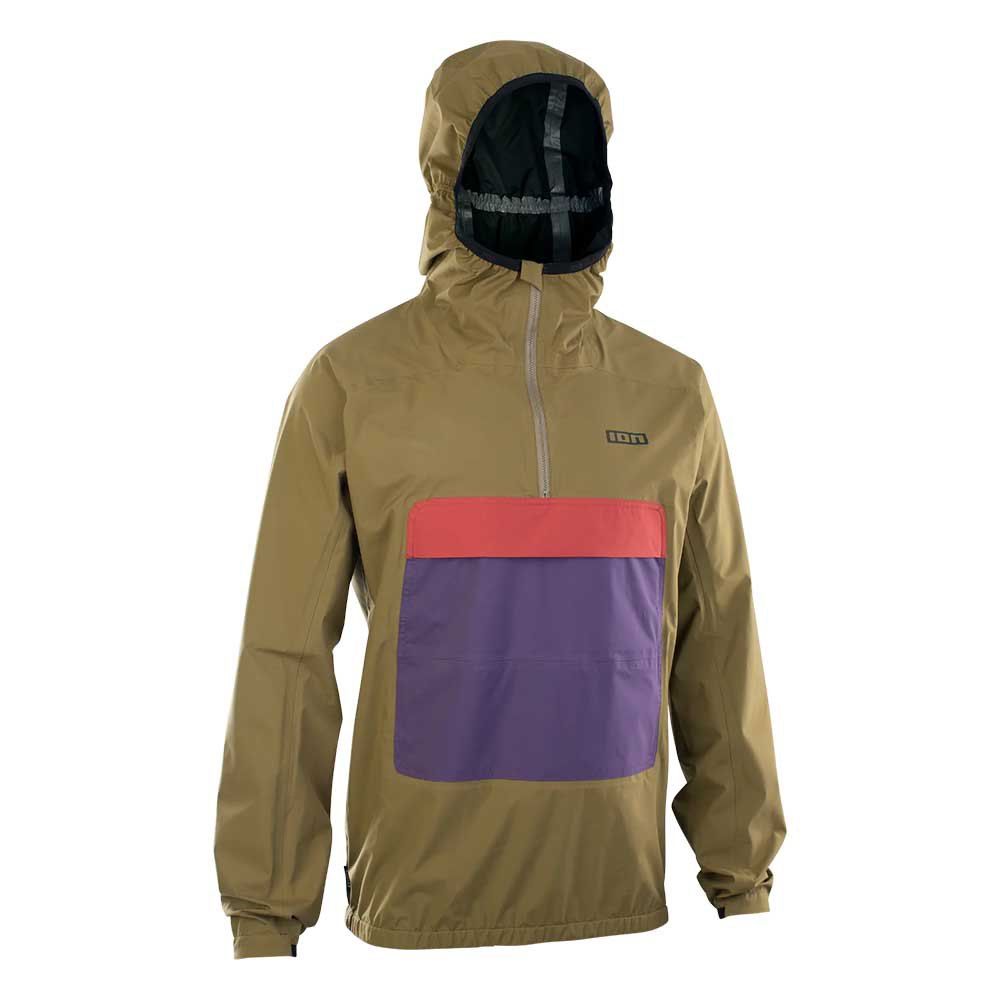 ION Bike Jacket Shelter Anorak 2.5L unisex - Liquid-Life #Wähle Deine Farbe_Dark-Mud