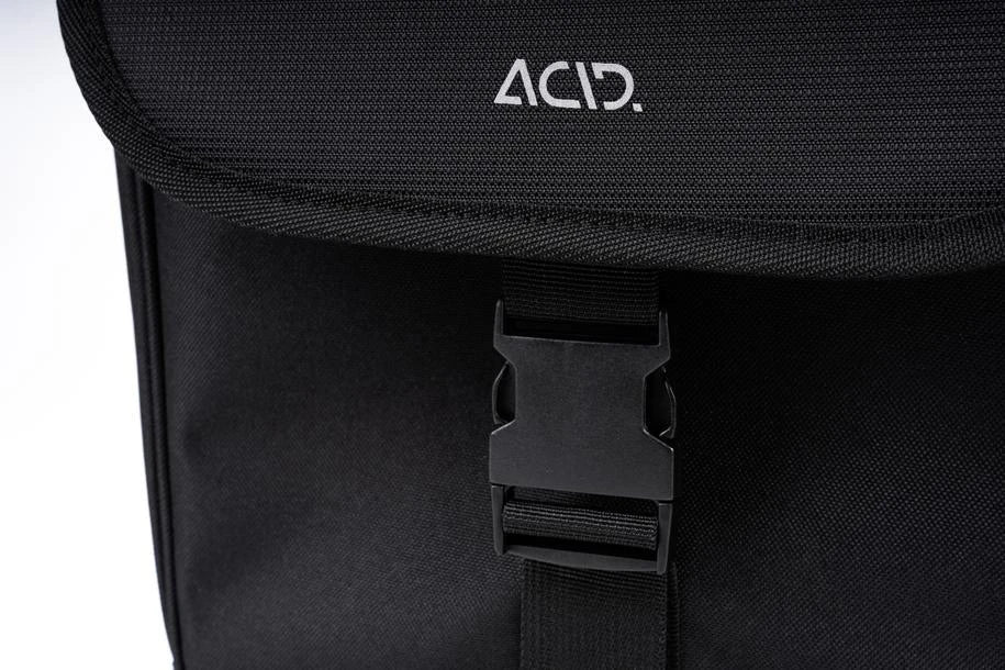 Acid Seitentasche CITY 15 CLASSIC DOUBLE - Liquid-Life #Wähle Deine Farbe_black