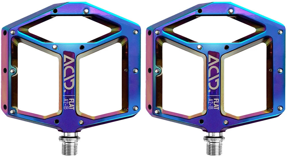 Acid Pedale FLAT A2-IB - Liquid-Life #Wähle Deine Farbe_Oil_Slick