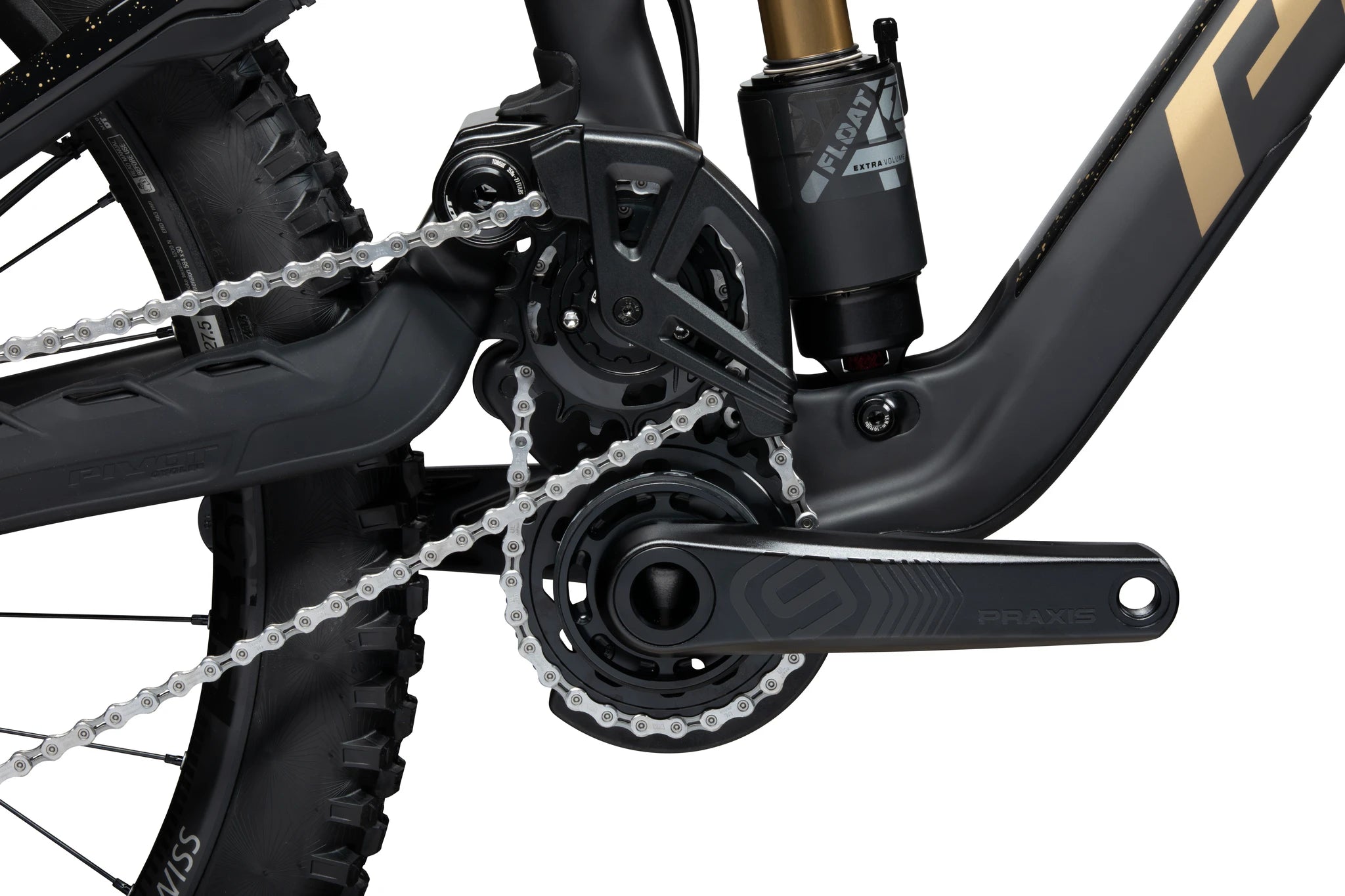 Pivot Phoenix V5 Pro Saint MX AL Black Gold 2025