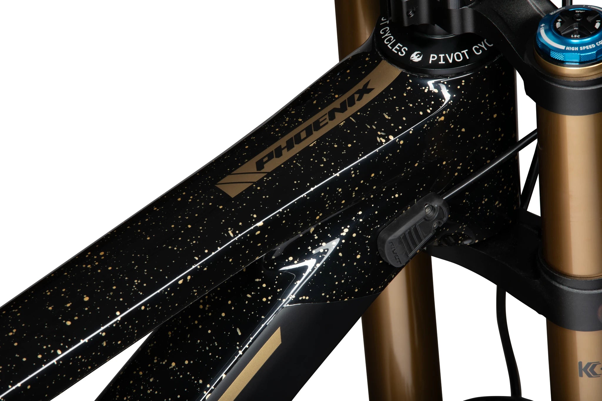 Pivot Phoenix V5 Pro Saint MX AL Black Gold 2025