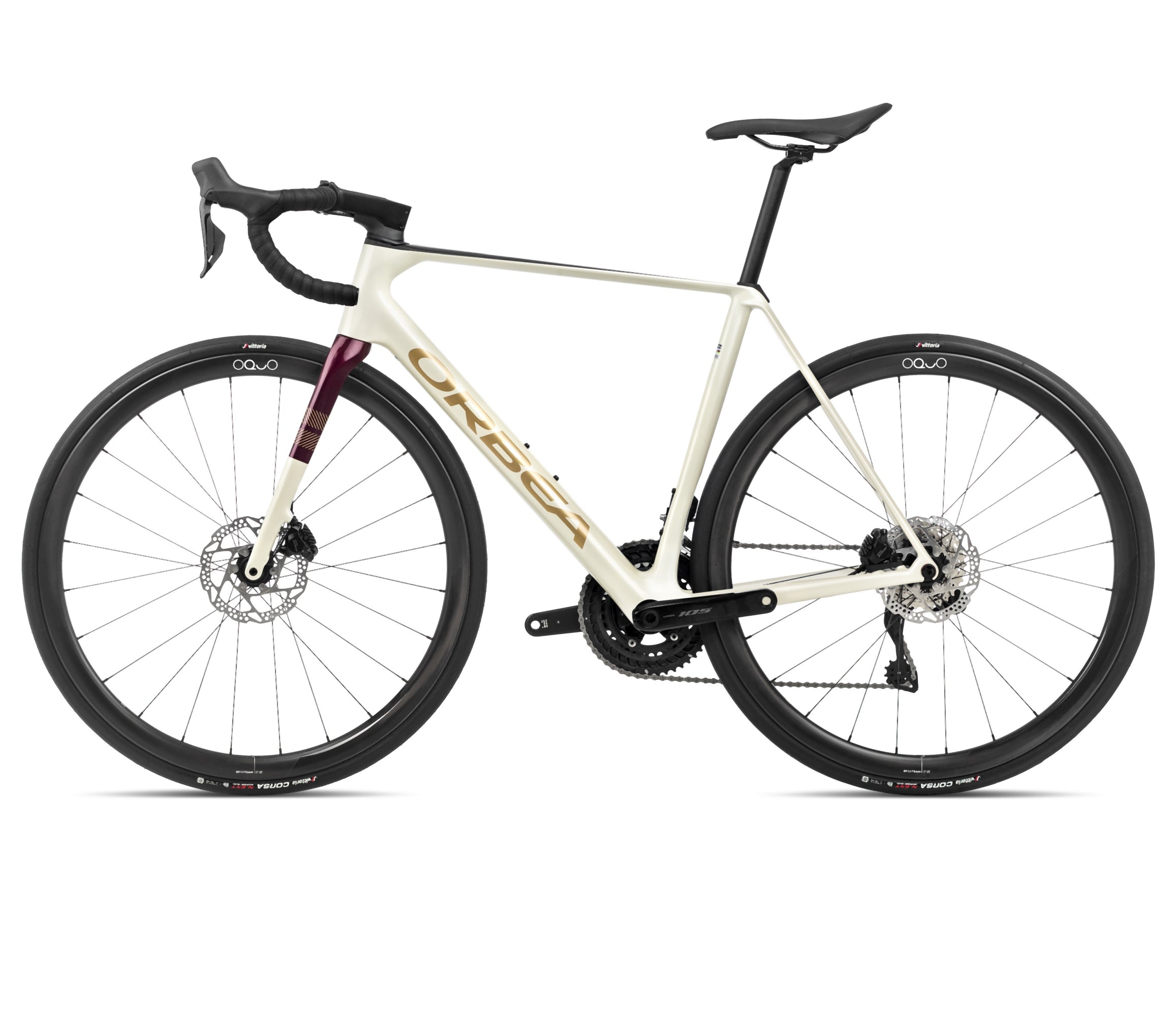 Orbea Orca M35I Ivory White-Burgundy