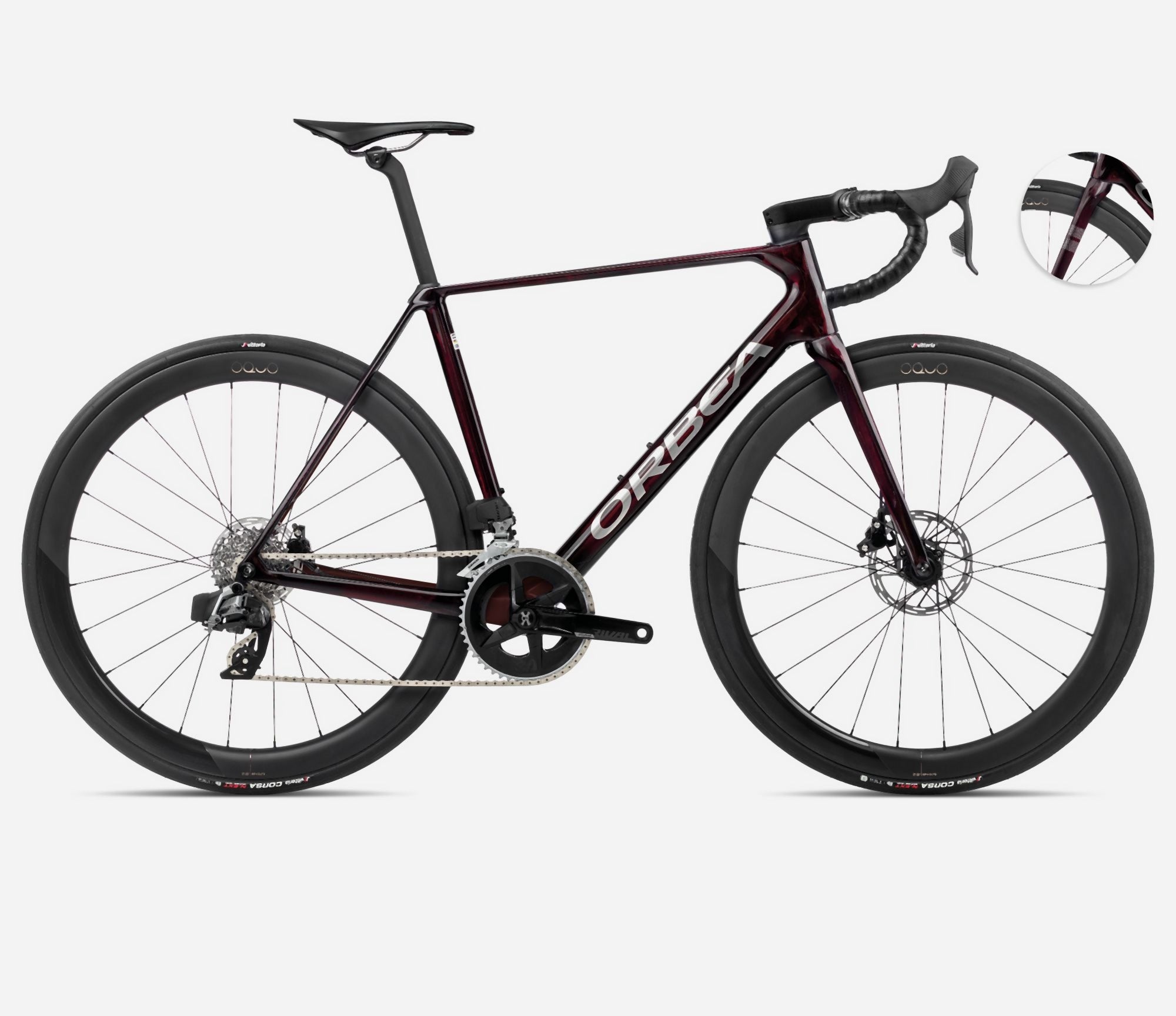 Orbea ORCA M31eLTD PWR Wine Red - Titanium