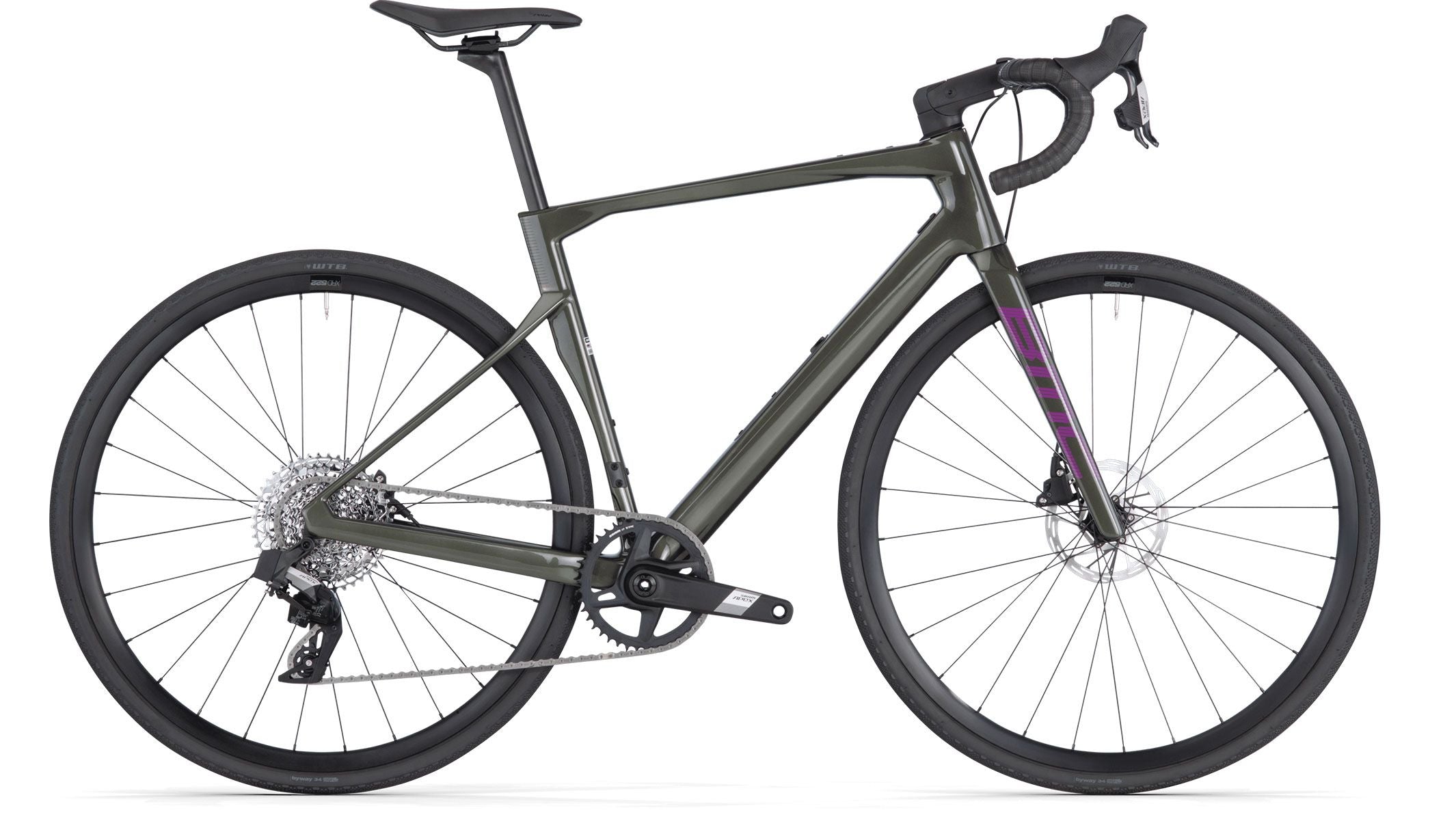 BMC Roadmachine X THREE Steel Green/Purple