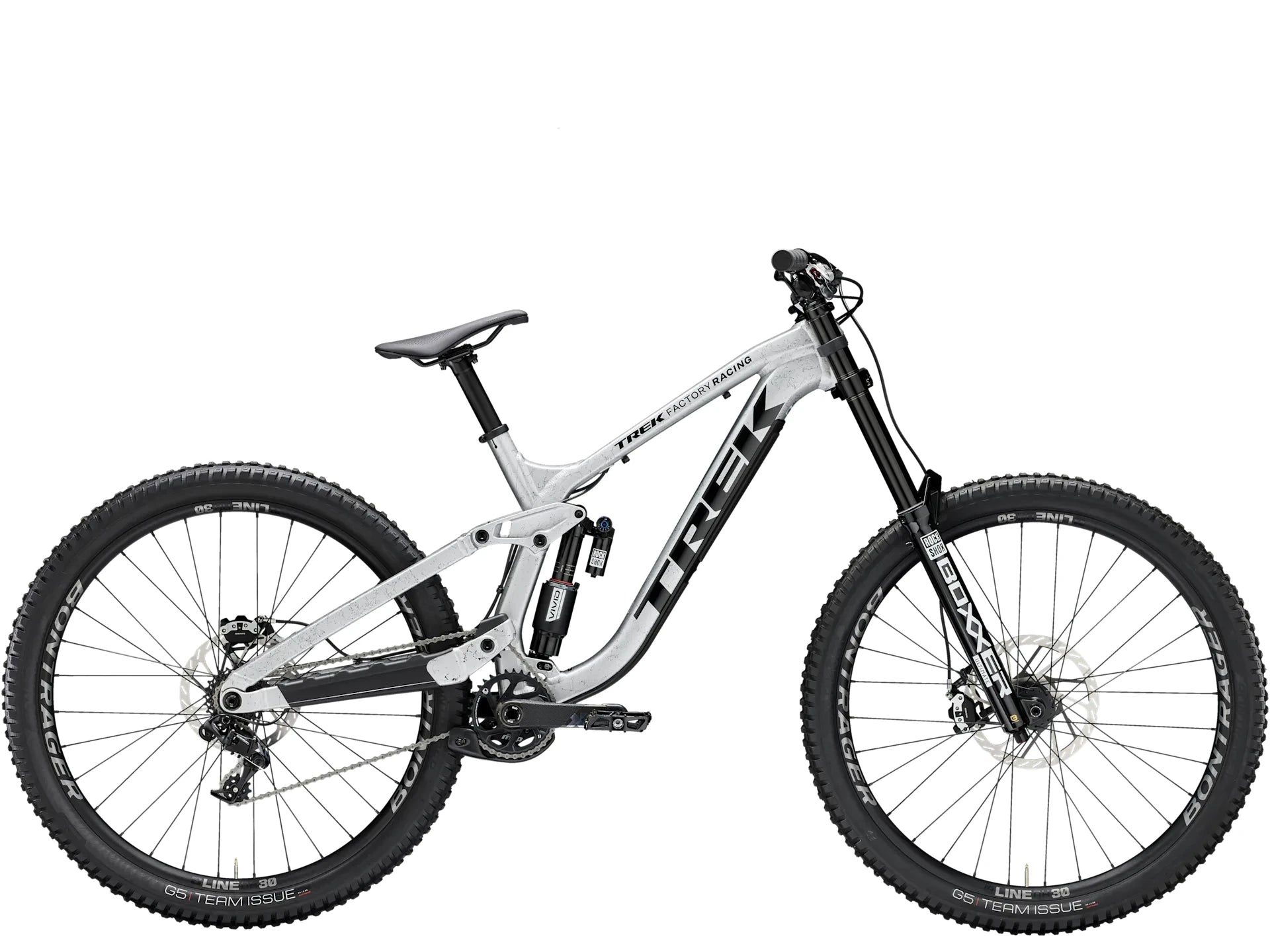 Trek Session 9 2025: High-Pivot Downhill-Performance in Liquid Silver