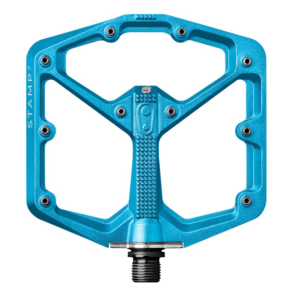 Crankbrothers Stamp 7 Plattform-Pedal - Liquid-Life #Wähle Deine Farbe_Electric Blue