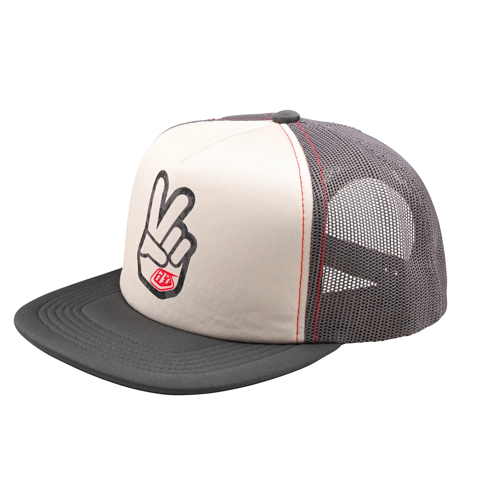 Troy Lee Designs Trucker Snapback Cap Peace out - Liquid-Life #Wähle Deine Farbe_white/olive