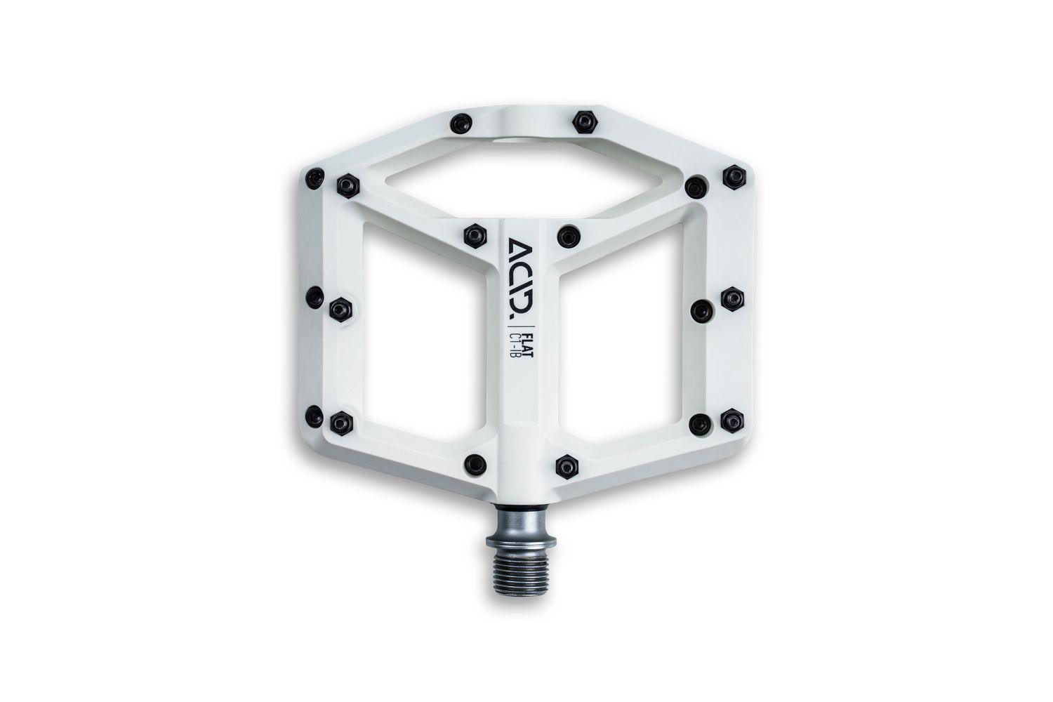 Acid Pedale FLAT C1-IB - Liquid-Life #Wähle Deine Farbe_White