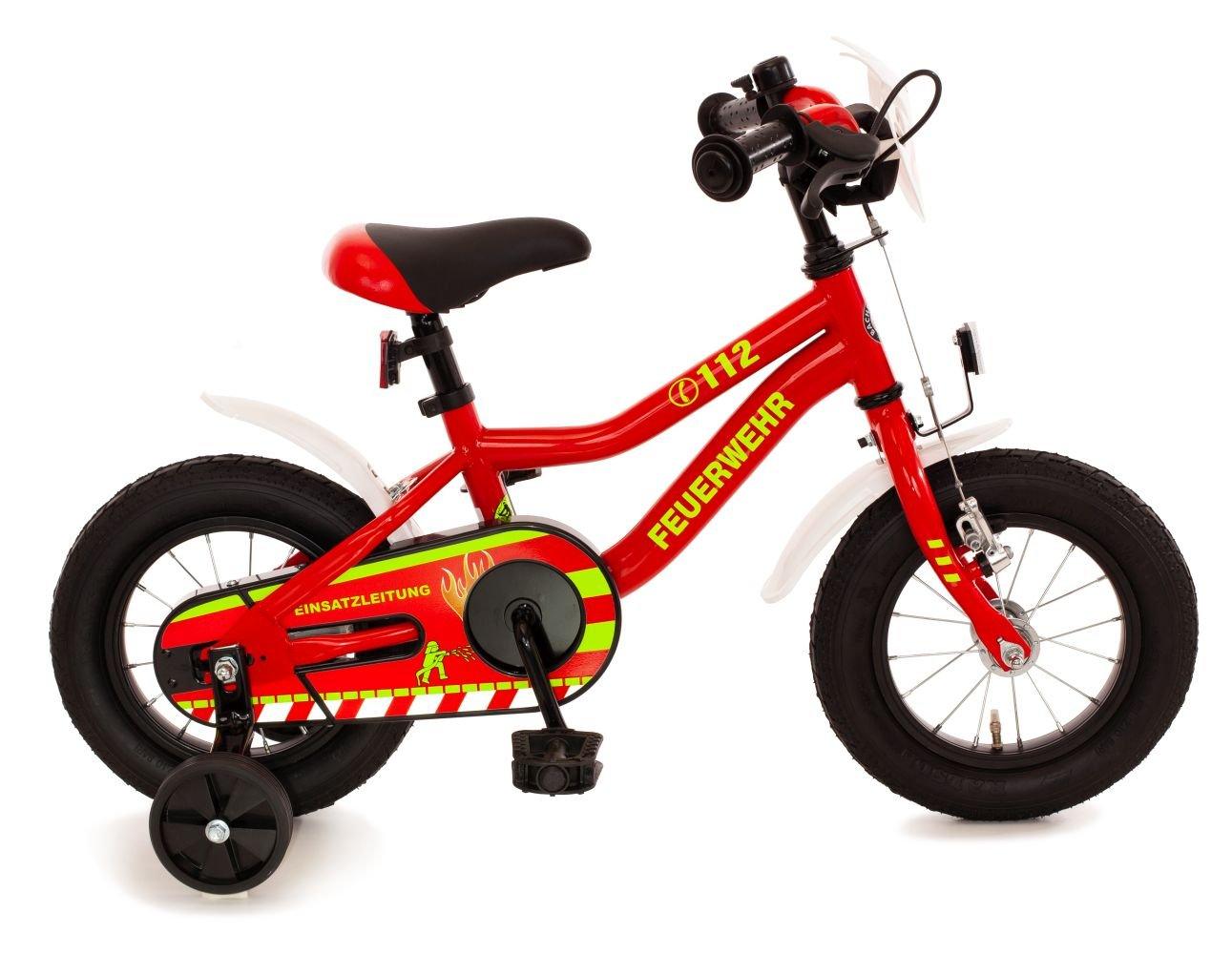 Bachtenkirch Kinderfahrrad Kuma FEUERWEHR 12" rot/weiß - Liquid-Life