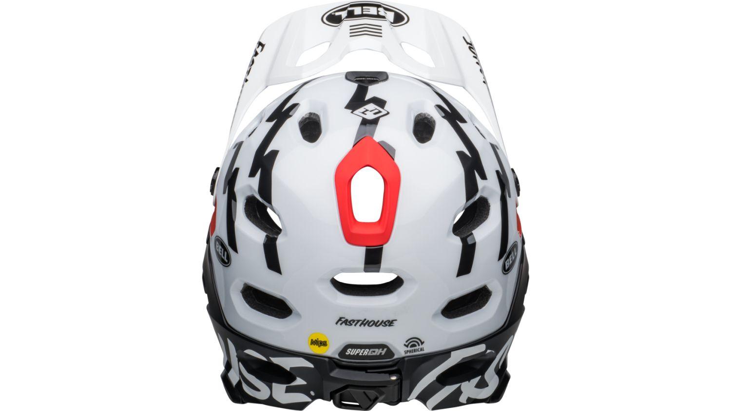 Bell SUPER DH Spherical - Liquid-Life #Wähle Deine Farbe_Matte/Gloss Black/White Fasthouse