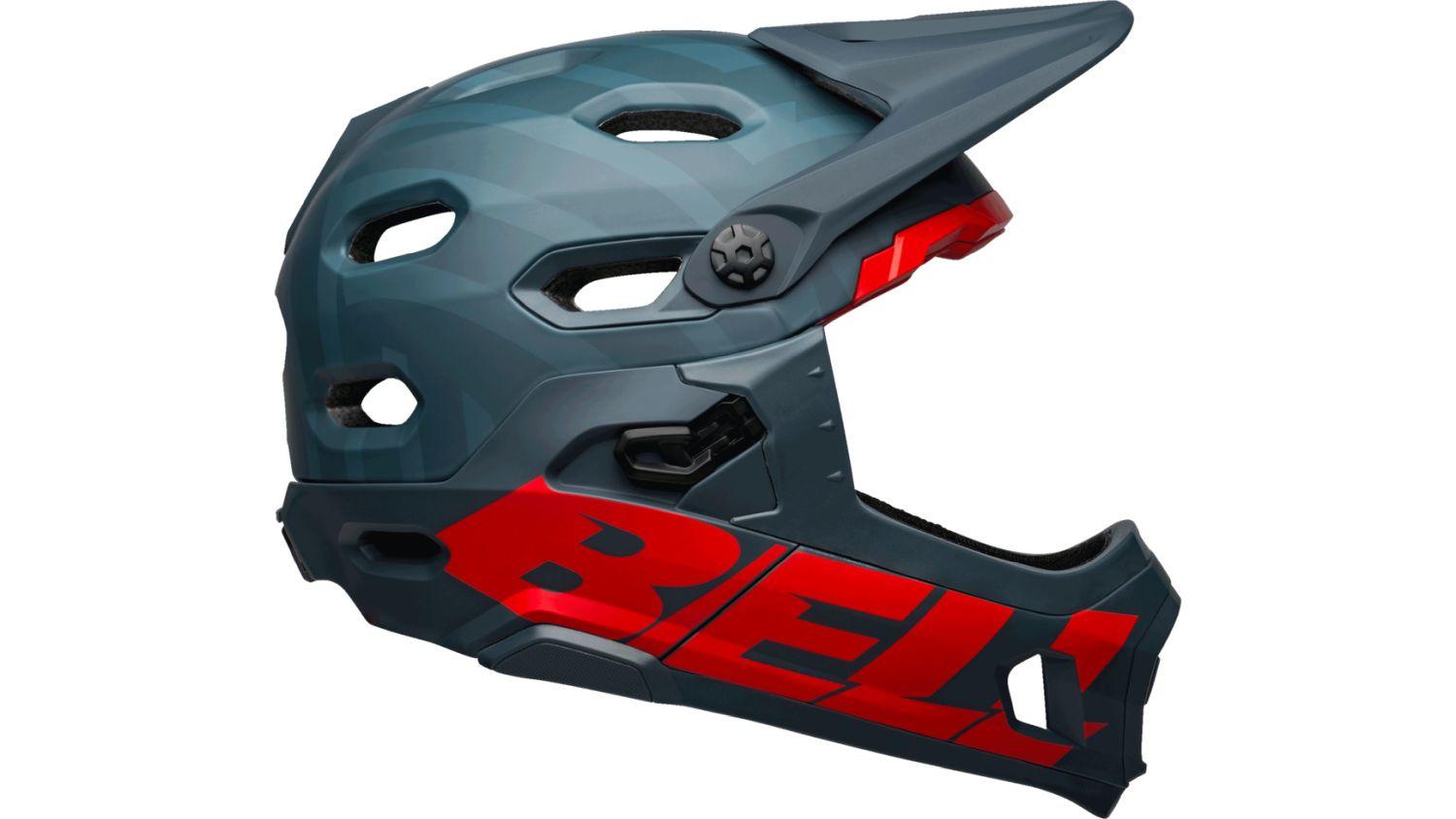 Bell SUPER DH Spherical - Liquid-Life #Wähle Deine Farbe_Prime Matte Blue/Crimson