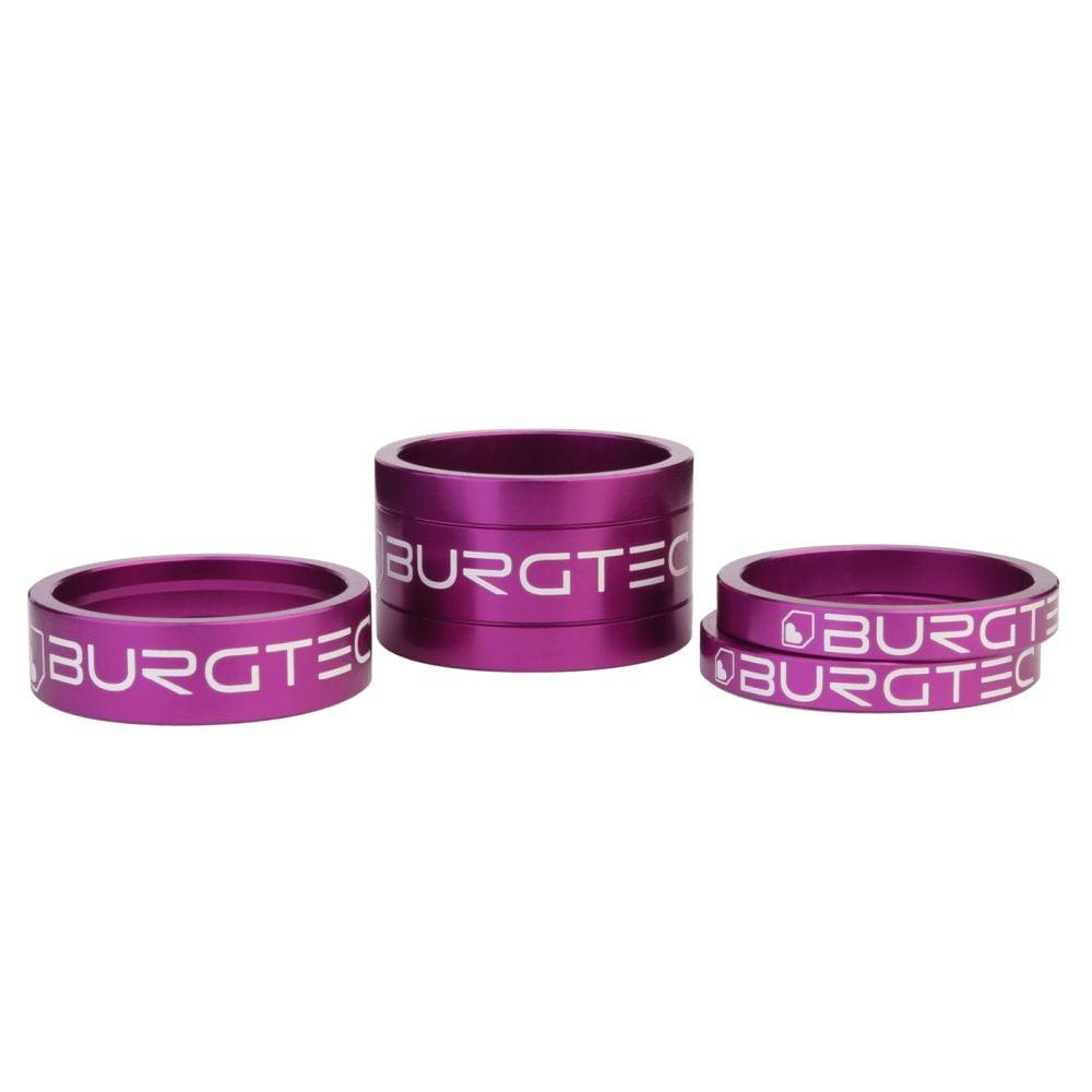 Burgtec Vorbau Spacer Set - Liquid-Life #Wähle Deine Farbe_Purple Rain