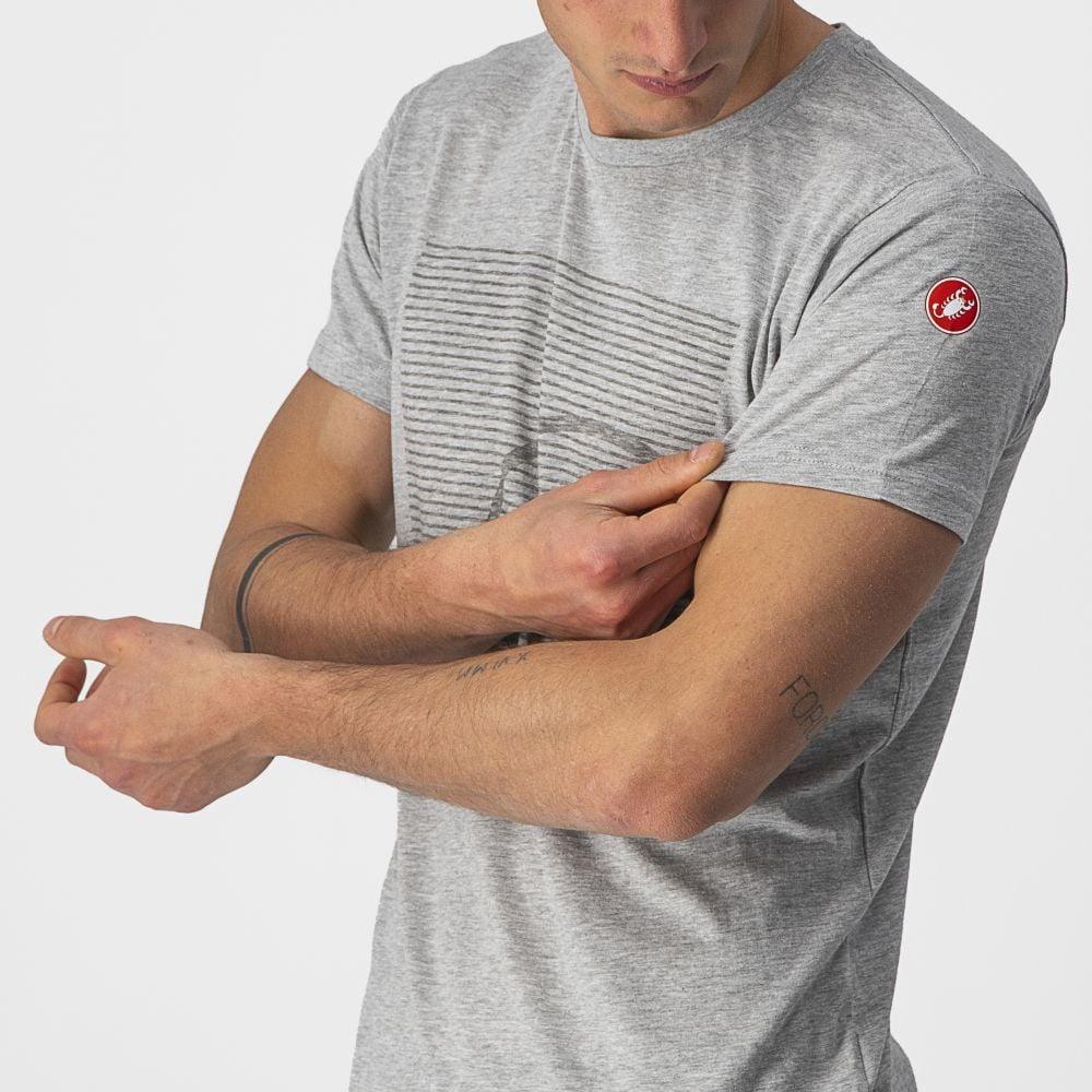 Castelli 72 Scorpion Tee - Liquid-Life #Wähle Deine Farbe_Melange Dark Gray