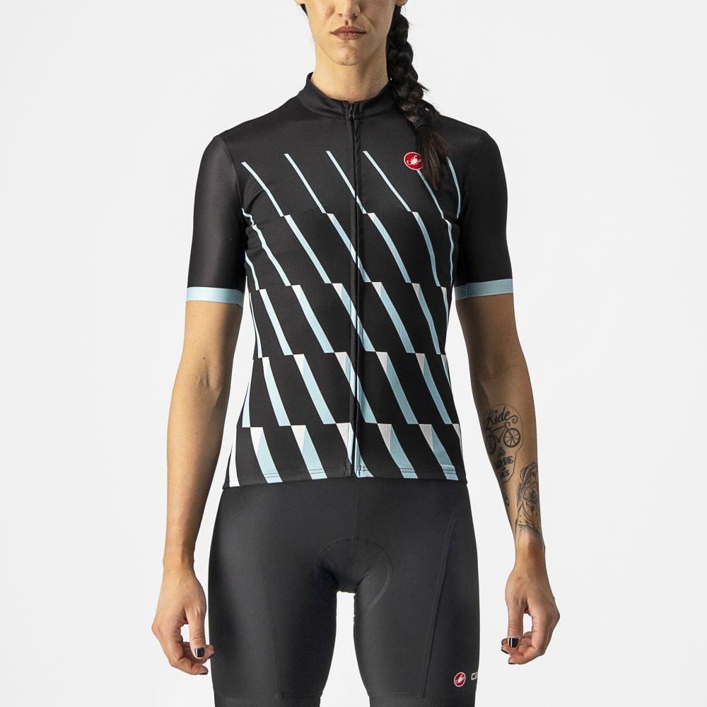 Castelli Pendio Damen Jersey - Liquid-Life #Wähle Deine Farbe_Light Black/Sky Light-White